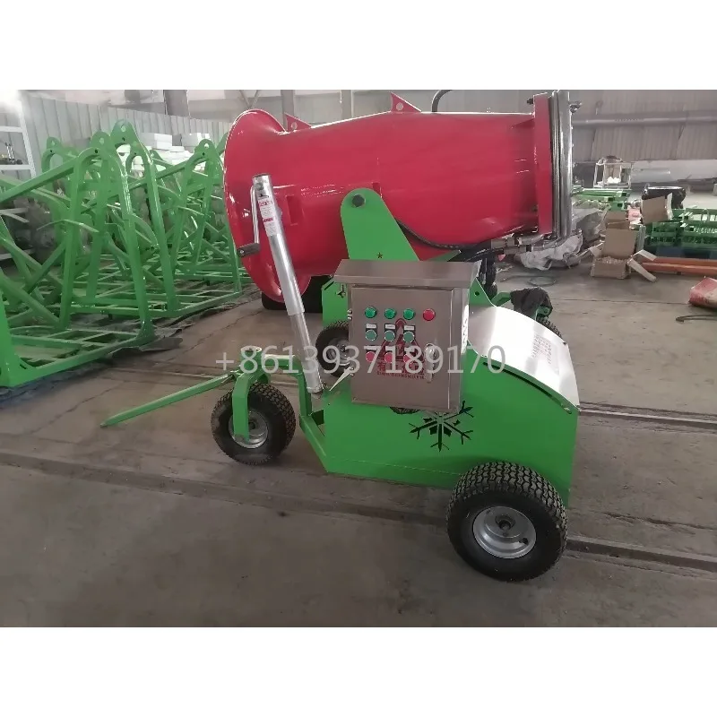 Movable Christmas Outdoor Snow Machine 360 Degree Rotating Small Snow Making Machine for Ski Resorts