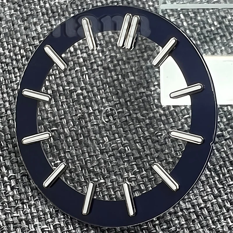 29mm 31.5mm transparent Skeleton Hollow Dial dial suitable for DIY modification parts for NH70 NH71 NH72 movements Green Luminou