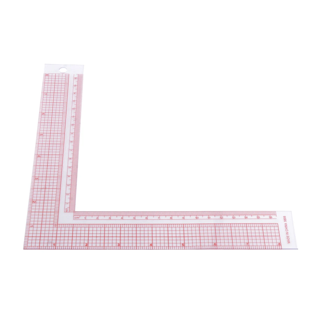 

Clear Scale Durable Plastic Ruler for Clothing Design Drawing Cutting Tailor Craft Tool Sewing Measuring Rulers L Square Shape