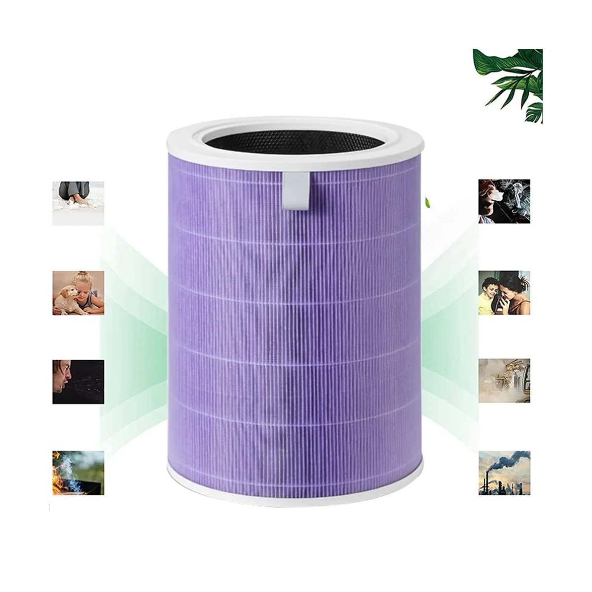 Filtro HEPA para purificador de ar 1/2/2S/2C/3/3C/3H Pro para filtros de ar Mi com substituição de filtro de carvão ativado