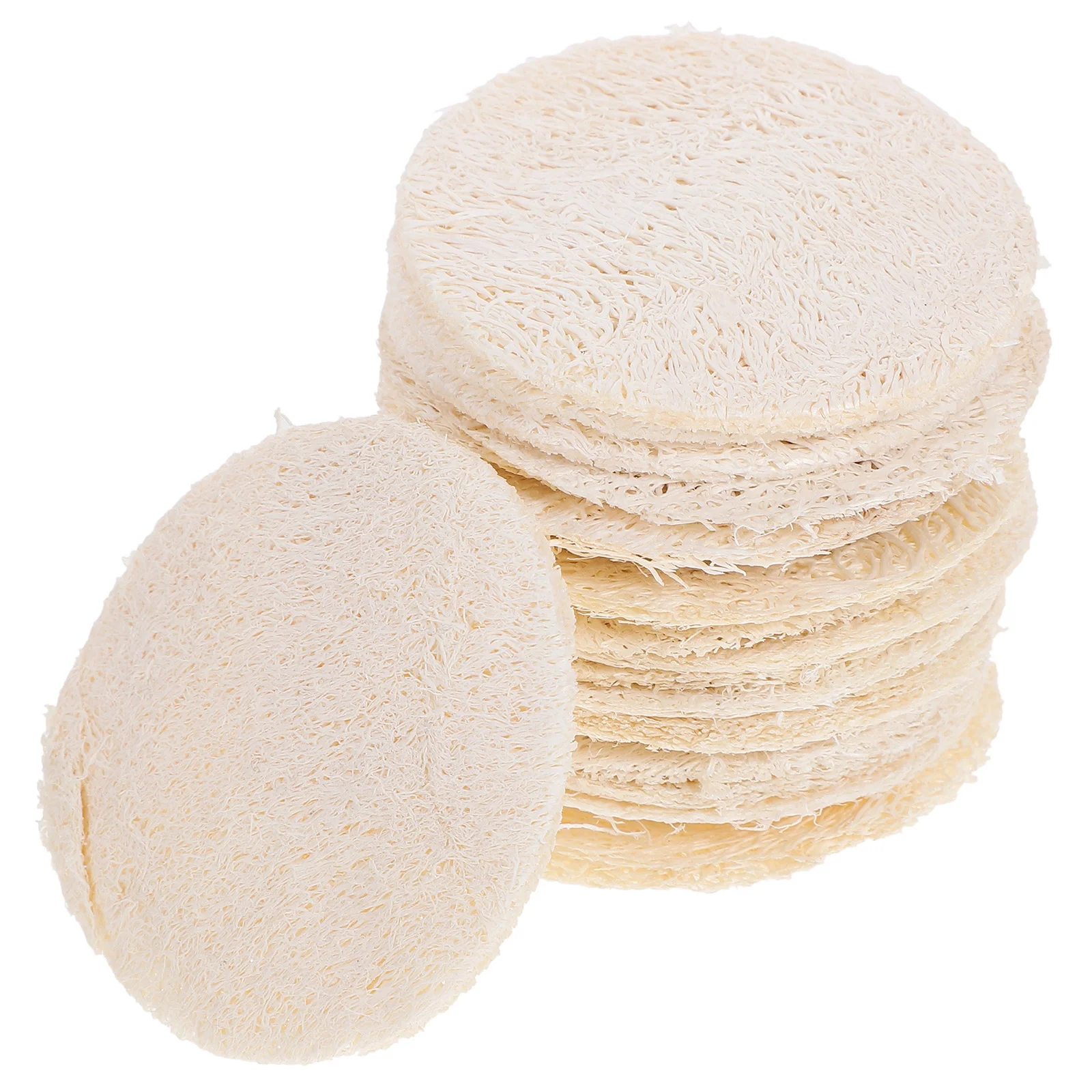 

Bath Sponge Loofah Face Scrubber Exfoliating Pads Mesh Pouf Natural Facial Sponges
