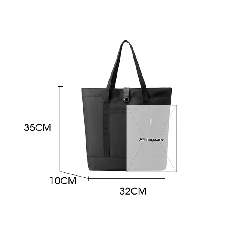Large Capacity Designer Brand Male Office Document Handbag Waterproof Oxford Business Tote Bags Conference Laptop Bags for Men