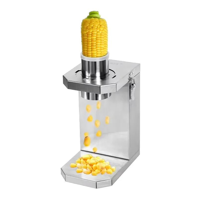 Fresh Sweet Cutter Maize Peeler Machine Corn Kernel Removing Separator Corn Threshing Machine for Restaurant Process