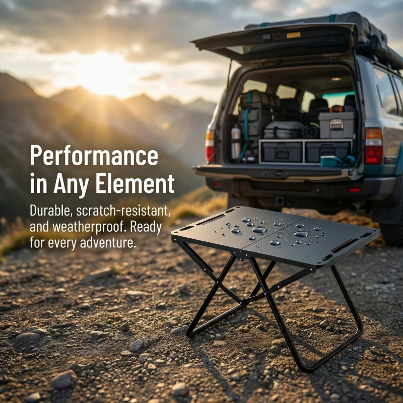 

Height Adjustable Outdoor IGT Tactical Table Multifunctional Portable Folding Liftable Picnic Camping Table