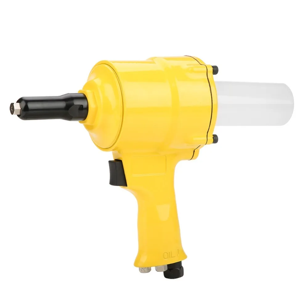 Ergonomic Pistol Grip Pneumatic Riveter Air Powered Rivet Gun Air Riveter Construction