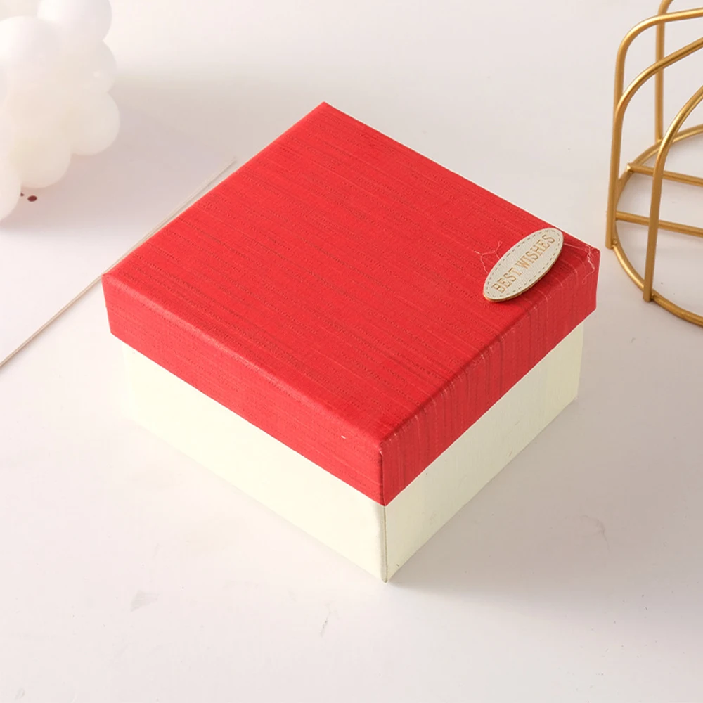 New Style Square Watch Holder Jewelry Storage Box Packaging Earrings Bracelet Small Case as Gift for Family Friend With Pillow