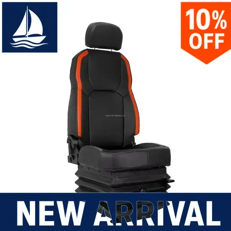 Boat Captain Seat Shock Absorber Marine Fishing Yacht Truck Driver Luxury Mechanical Suspension Adjustable Comt Chair