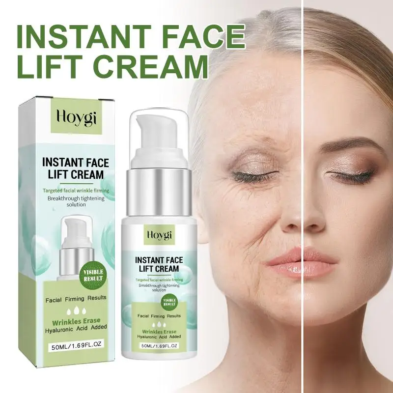 Crema Facial con Ácido Hialurónico, Hidratante Profunda, Reafirmante, para Piel Seca y Madura