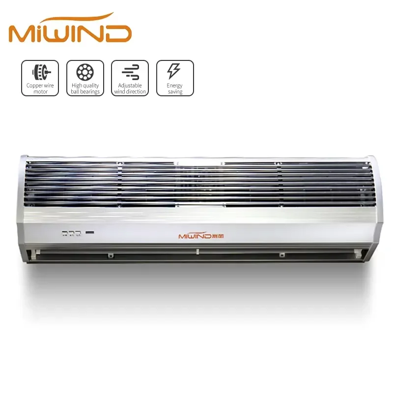 For Industrial Air Curtain Miwind 3-Year Warranty Wall/Window Mount High Airflow 220V Compressor Core Components