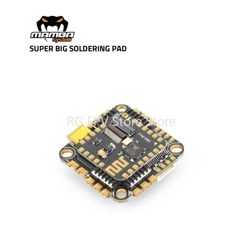 

MAMBA AIO F740 MK4 40A 6S 32bit Flight Controller 25.5mm/M2 Basic /WIFI SpeedyBee App Support