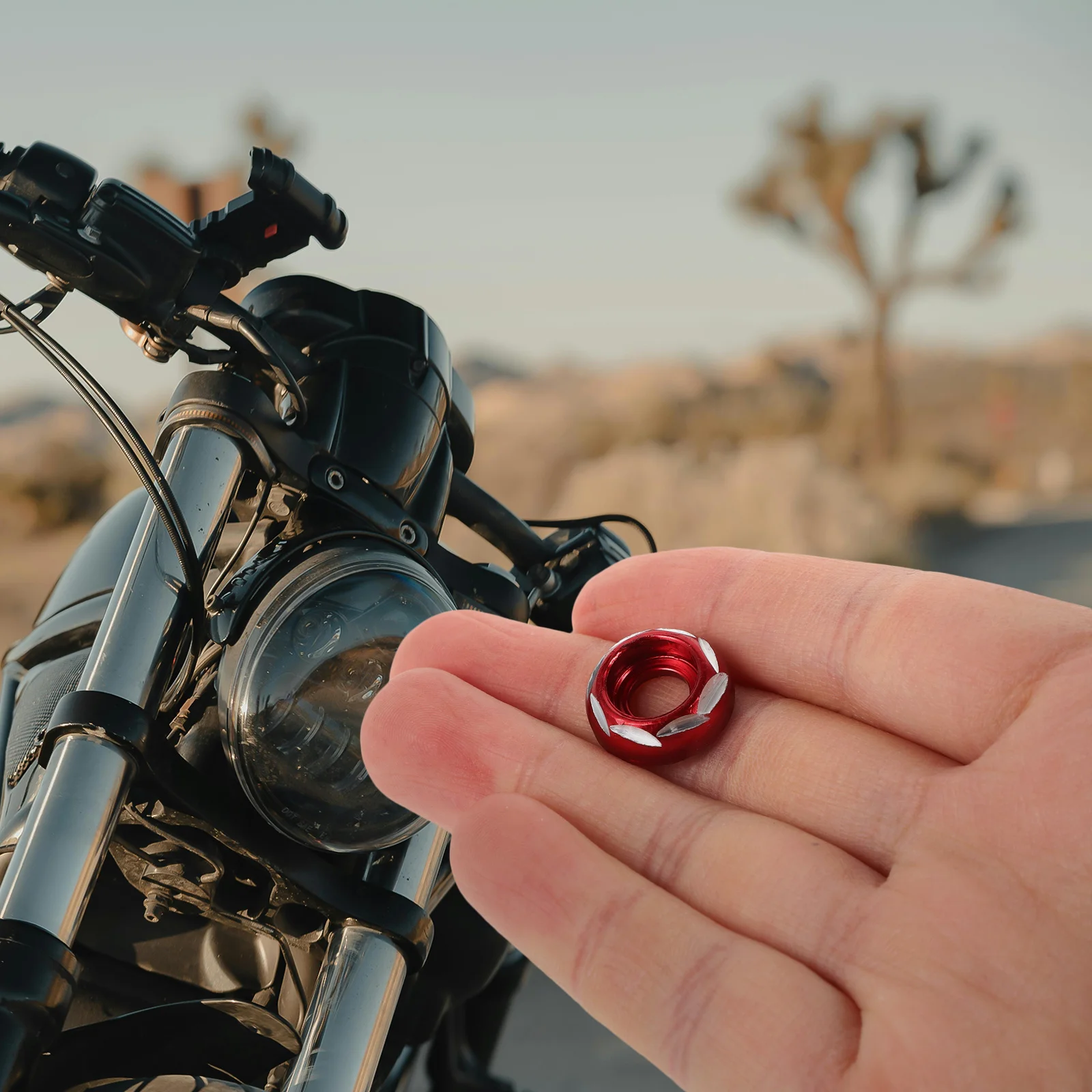 

20pcs Decorative Screw Gasket For Motorcycle License Plate Aluminum Alloy Mounting Kit Motorbike Refitting Part Number Plate