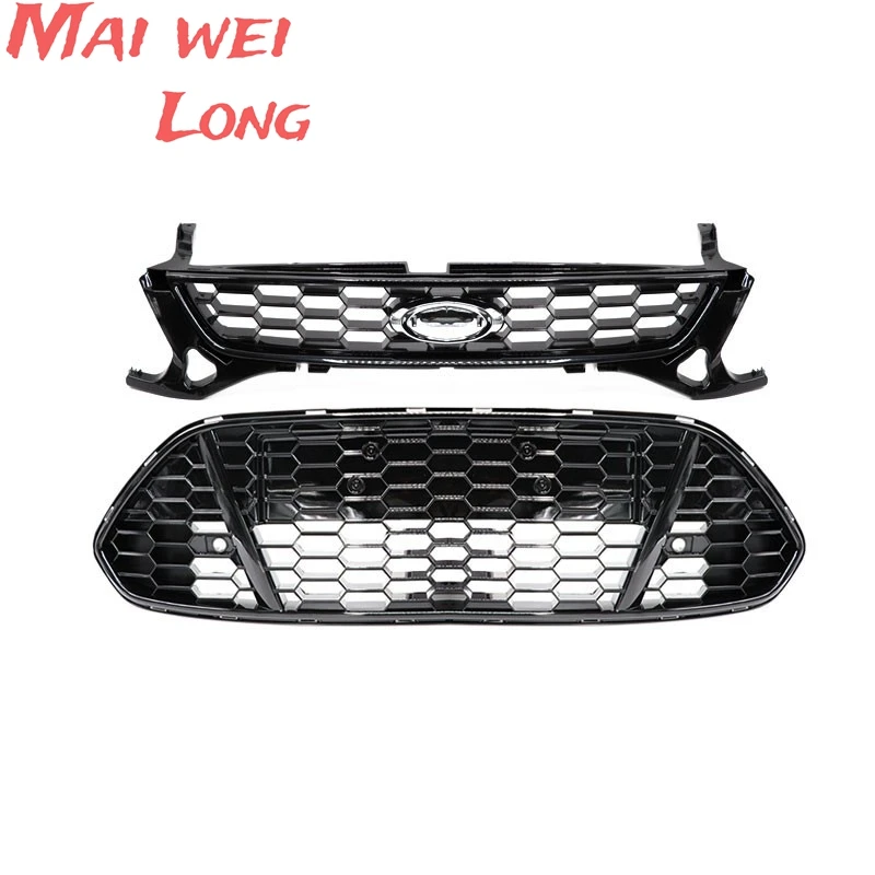 Front Upper Lower Grill Fit For Ford Mondeo 2011 2012 2013 MK4