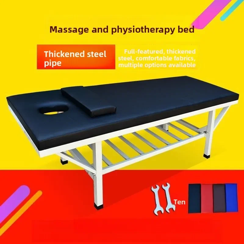 Quadruple Leg Reinforced Massage Bed for TCM Therapy Clinic Diagnostic Acupuncture and Spa Bed Massage Chair Portable Facial Bed