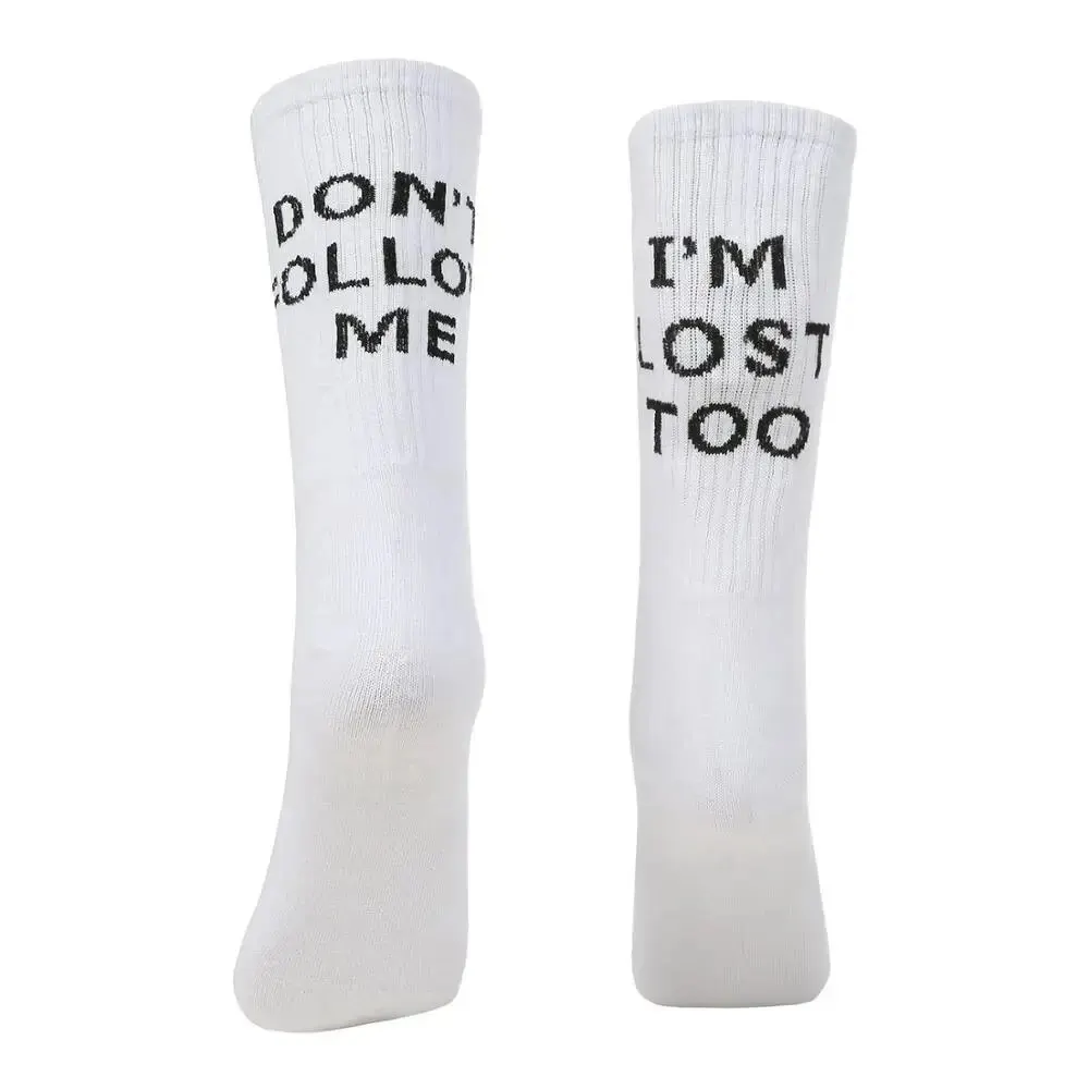 Fashion Funny Socks Streetwear Women Harajuku Meias Femme 2020 Hot Happy Letter Casual Cute Novelty Pattern Meia Harry Sock