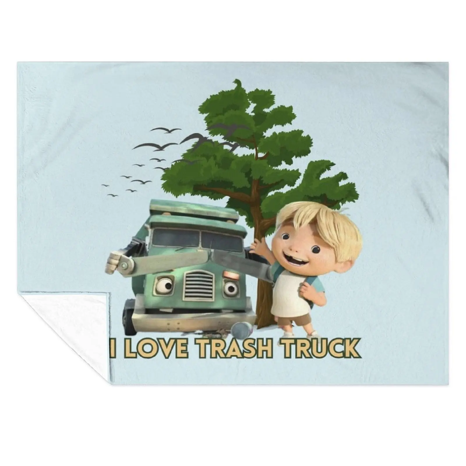 

Trash Truck, I love Trash Truck Throw Blanket Retros Luxury St Blankets For Baby Blankets