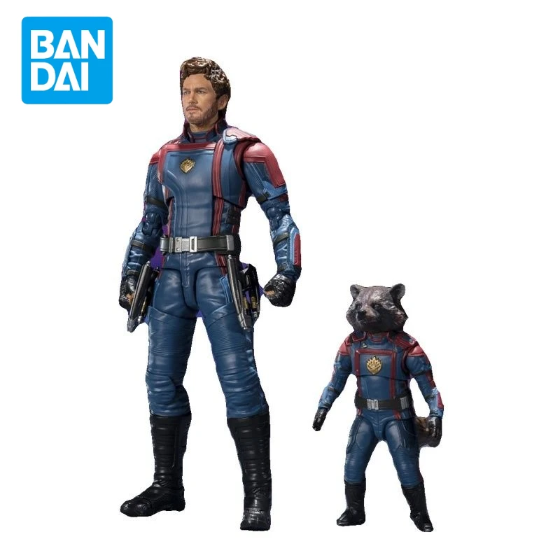 

Оригинальный Bandai S.H.Figuarts Marvel Shf Star Lord Ракета Енот Стражи Галактики 3 Коллекция Фигурок Подарок
