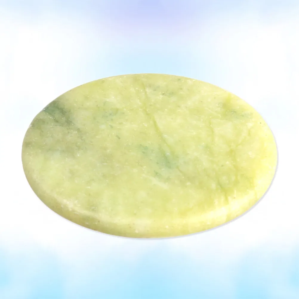 Round Jade Stone extension Glue Pallet Cooling Pad for Extended Adhesive Workability Reduces Waste Dries Slowly