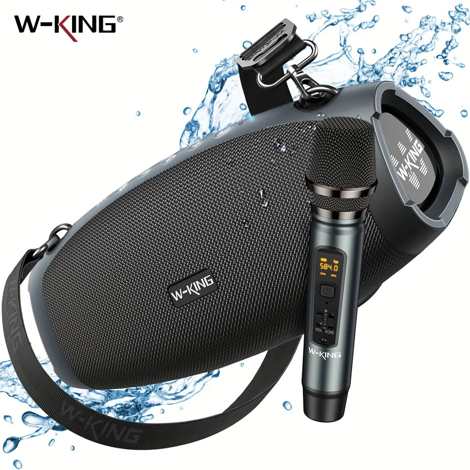 W-KING X10MIC (120W PEAK) 70W Portable Loud Bluetooth Speakers