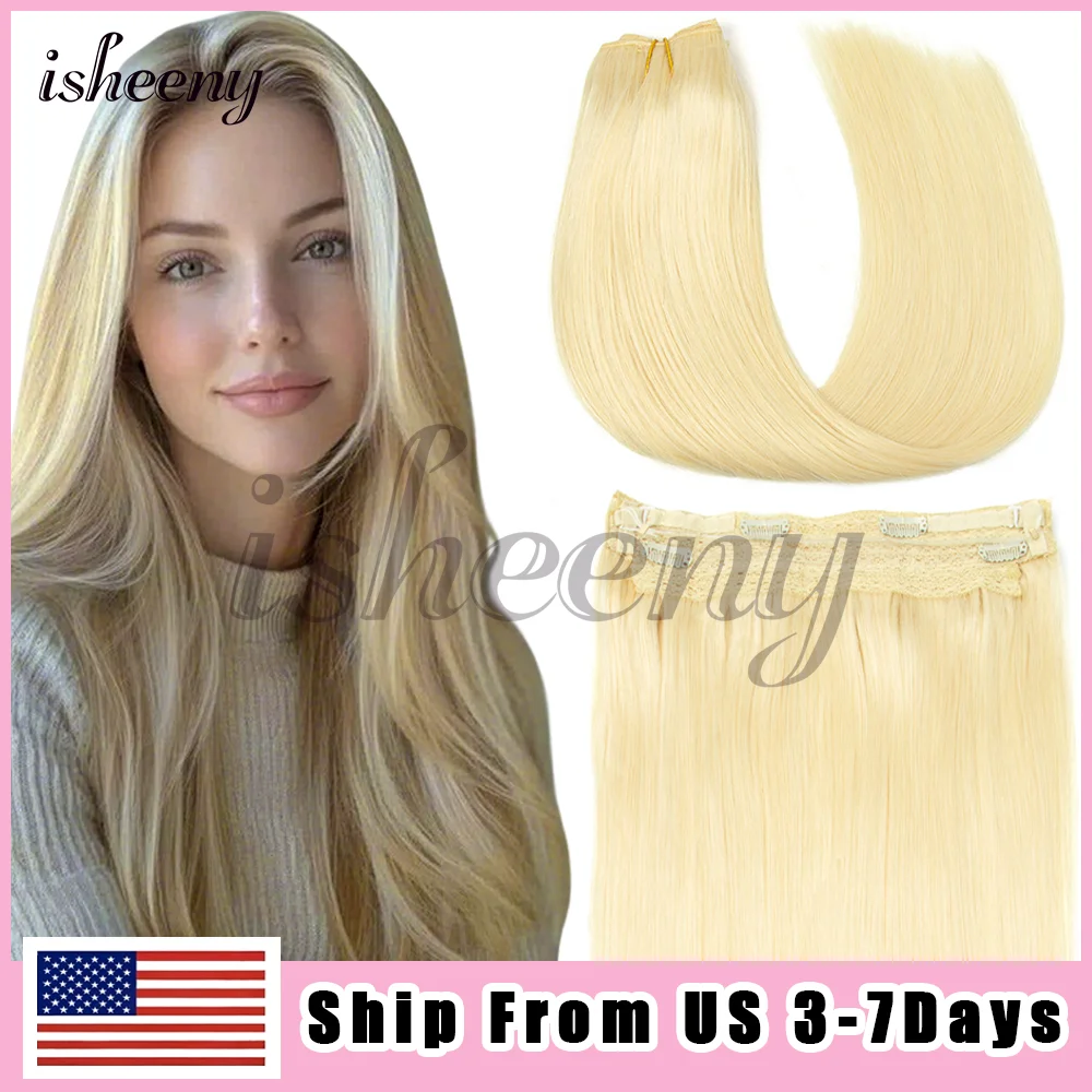 

Наращивание человеческих волос с рыбьей леской 14-20 дюймов, натуральные прямые машинные волосы Remy, 70 г-100 г, невидимые, легко носить для женщин