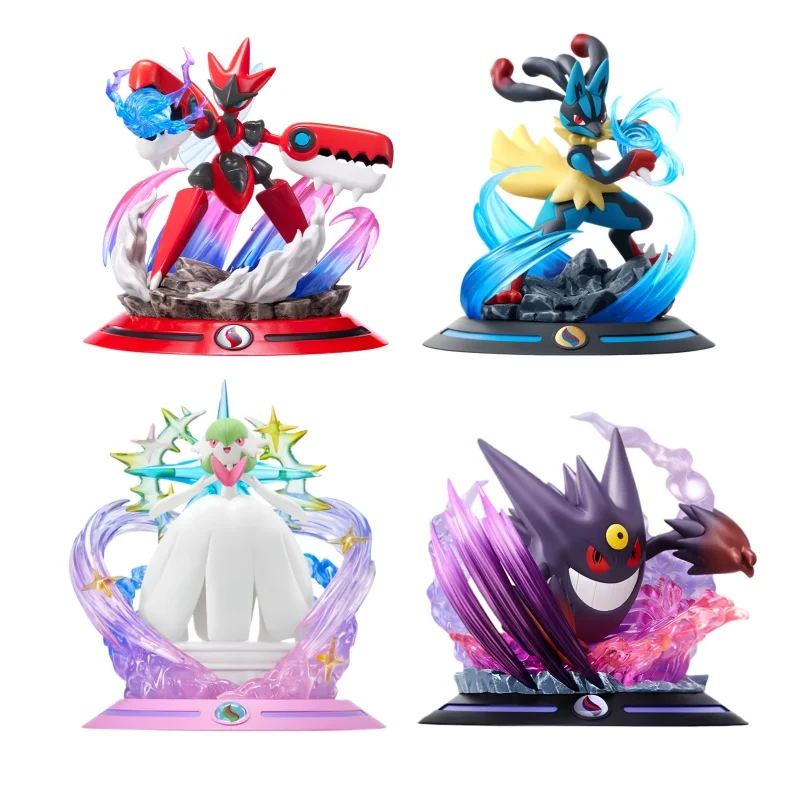 

Pokemon Anime Action Figures Mega Gardevoir Lucario Scizor Gengar Collect Model Figurines Pocket Monster Toys Christmas Gift