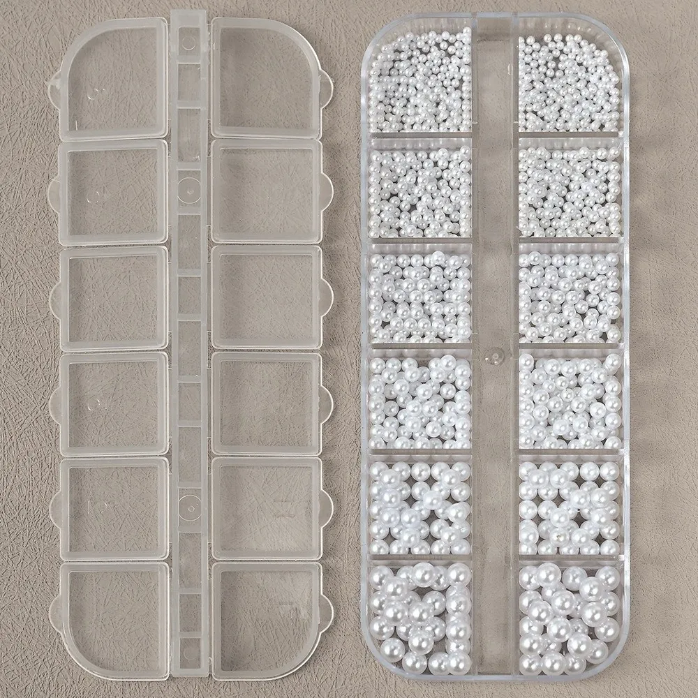 3D Nail Rhinestone Christmas Red Pearlescent Colorful Nail Charms Mixed Size Christmas Green Nail Art Rhinestones DIY Decoration