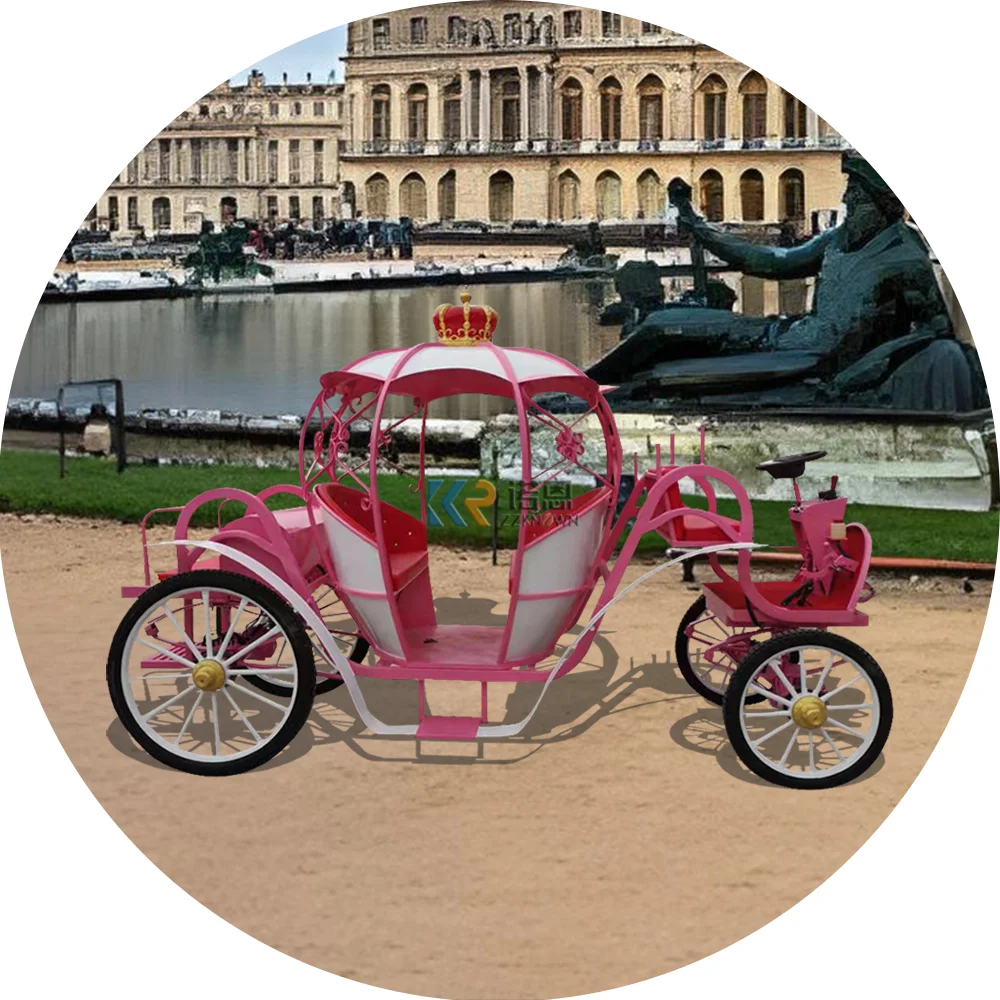 

2025 New Release Royal Carriage for Special Events English Style Sightseeing Limousine Royal Horse Carriage