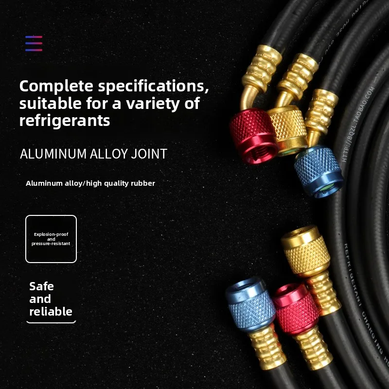 High Pressure Refrigerant Charging Hose 1/4