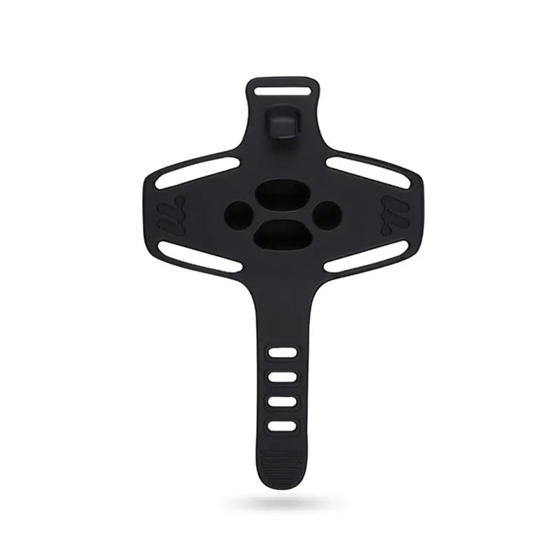 NEW HOT In Stock-Customizable Black Silicone Phone Bracket For Bikes And Motorcycles, Supports 4-6.7 Inch Mobile Phones, Pull Ty
