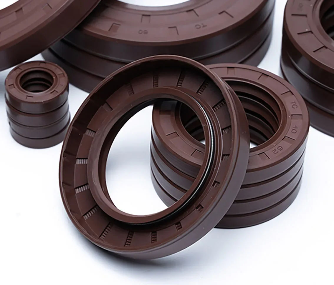1Pcs ID 15/16/17/18/19mm FKM TC/FB/TG4 Skeleton Oil Seal Rings Fluoro Rubber Double Lip Seal Gasket For Rotation Shaft