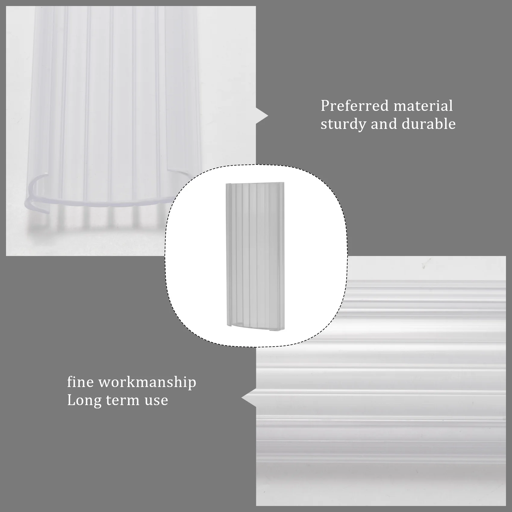 A23E-Wire Shelf Label Holders, 30 Pack Plastic Wire Shelf Label Clips With Label Paper Removable Wire Rack Label Holder