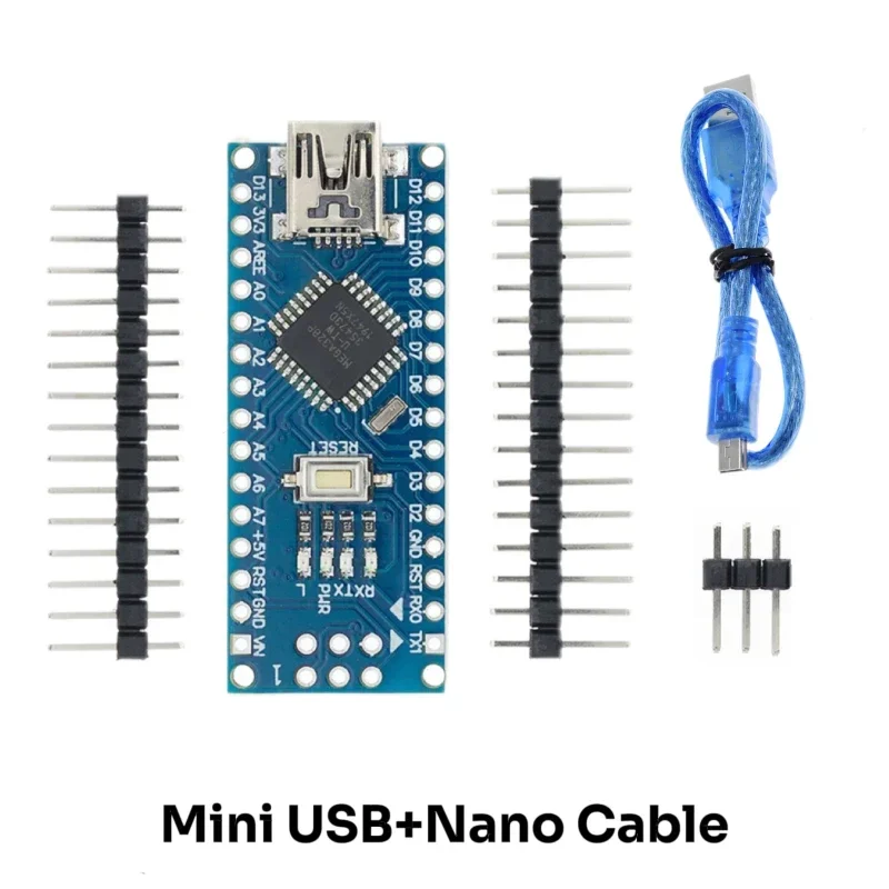 Mini / Type-C / Micro USB Nano 3.0 Met de bootloader-compatibele Nano-controller voor Arduino CH340 USB-driver 16Mhz ATMEGA328PB