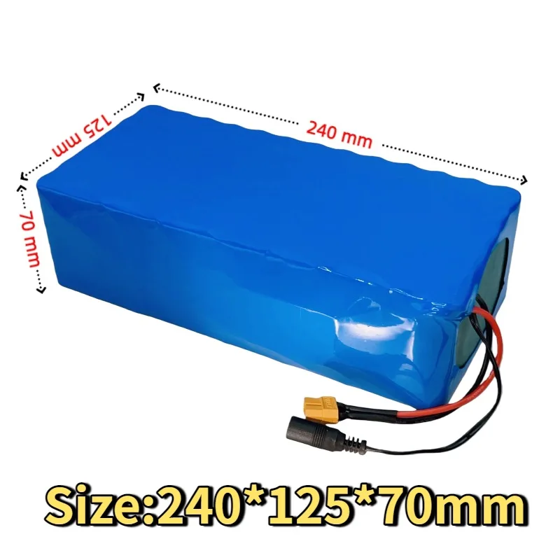 13S6P 48V 80Ah Rechargeable Lithium Battery Pack Built-in BMS Deep Cycle for Outdoor Energy Backup Power
