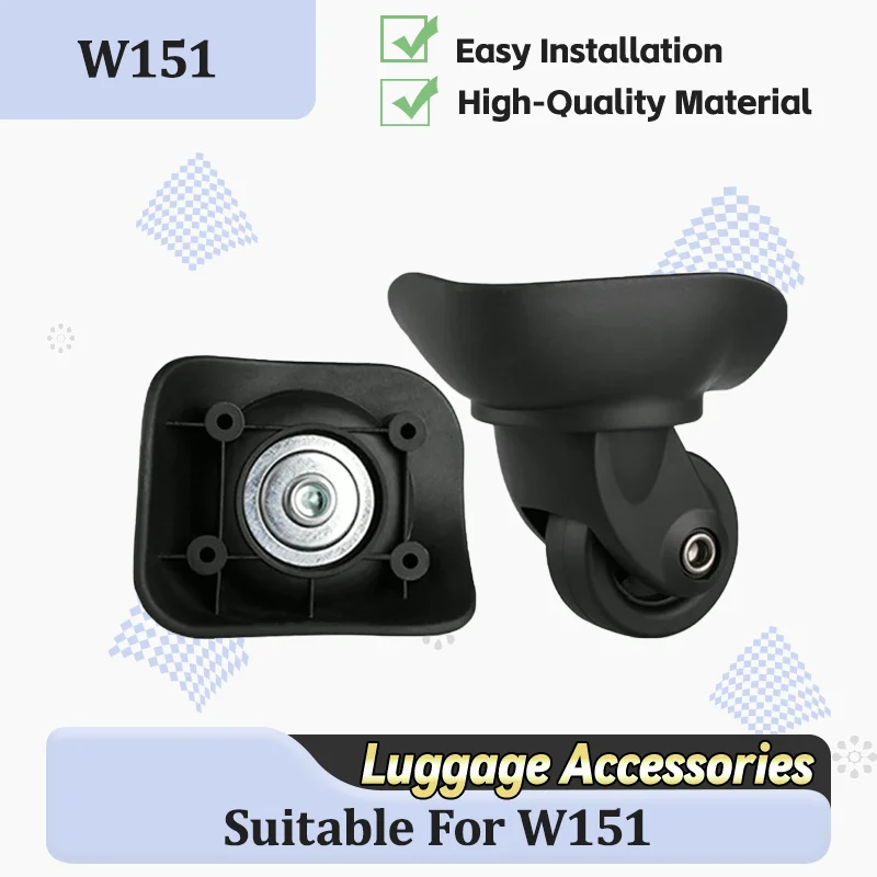 

For W151 Suitcase 360° Silent Swivel Wheels Wear-Resistant Reinforced Suitcase Wheel Accessories Smooth Rolling