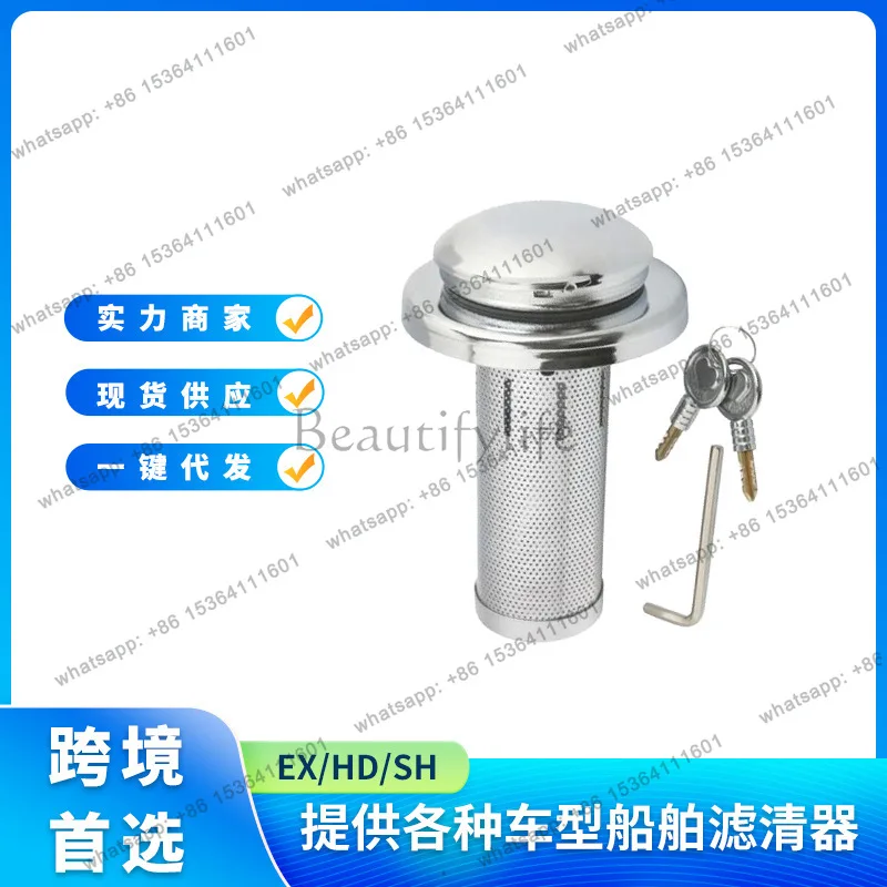 LX Excavator Fuel Cap Anti-theft Fuel Cap for EX/HD/SH/Hitachi/KATO/Sumitomo