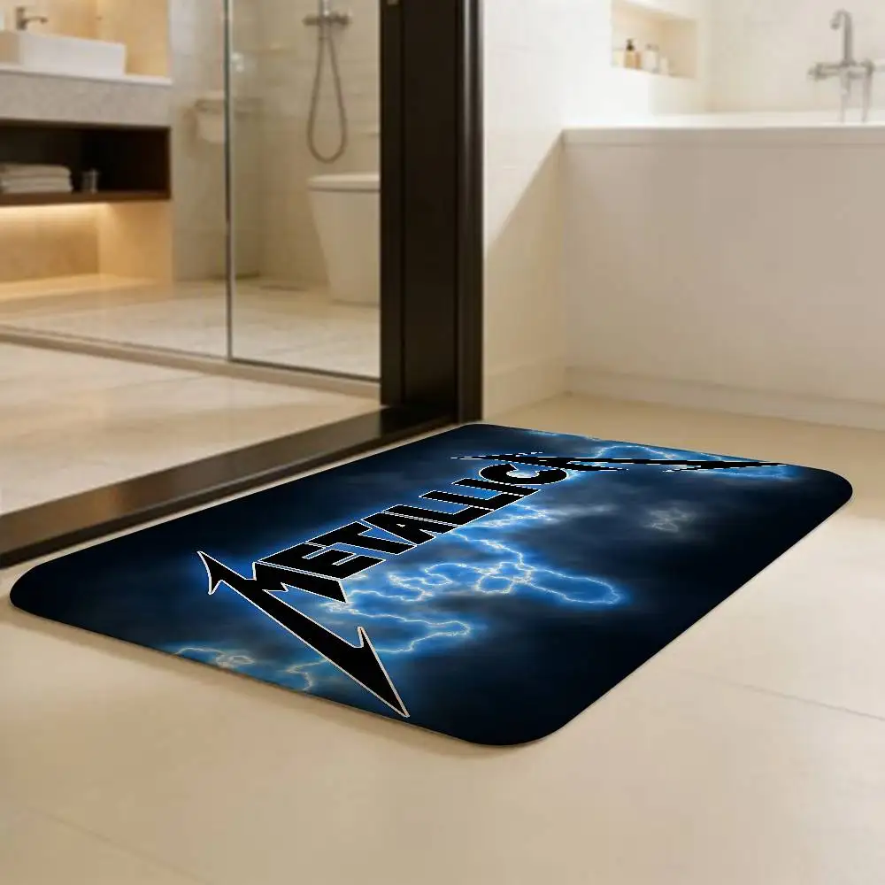 Band M-Metallicas Kitchen Mat Kids Room Bedroom Decoration Balcony Anti-Slip Doormat Living Room Alfombra