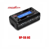 HawkSpeed Ultra Power UP-S6AC Battery Charger LCD Digital Display 6x4.35W AC DC for 1S LiPO LiHV Model Charger RC Tools