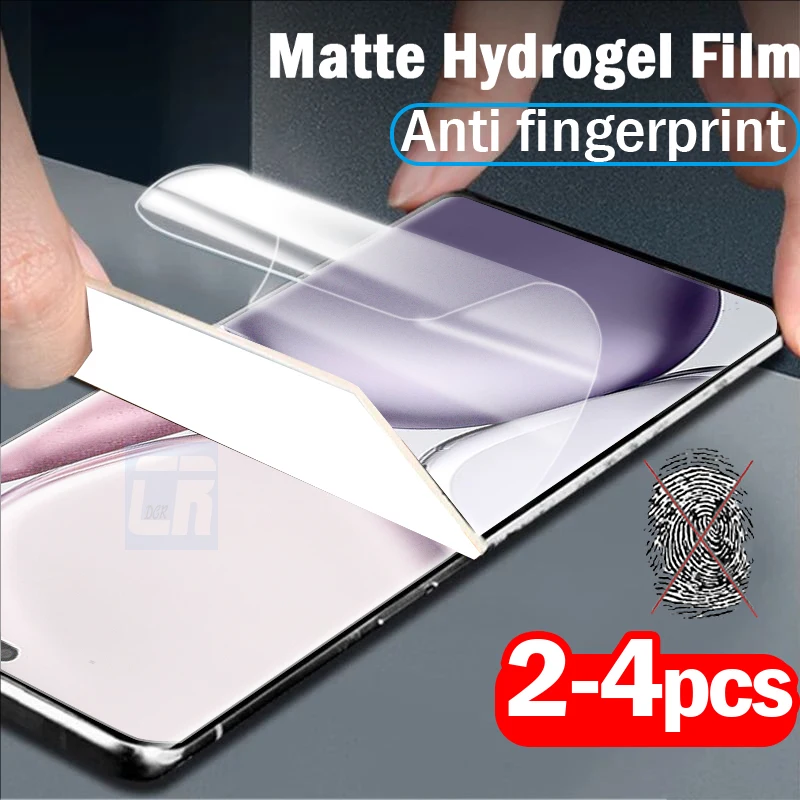 

2-4Pcs Full Cover Silicone Hydrogel Film for Honor X9c Smart x9b X8c X8b X7b X6b X7c X8a X7a X6a X5 Plus Matte Screen Protector