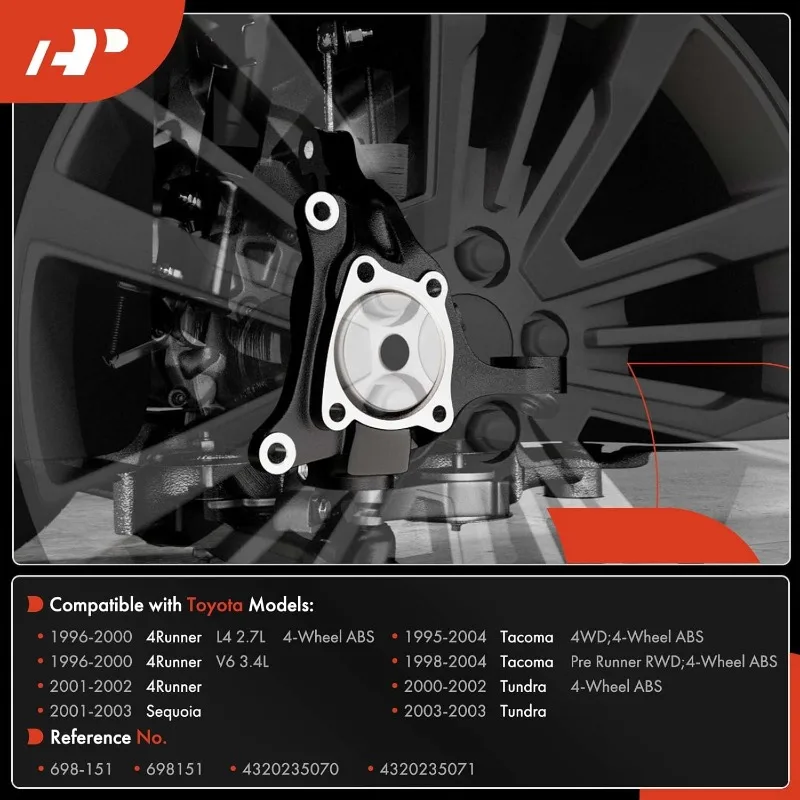 Junta de direção de suspensão dianteira A-Premium compatível com Tacoma 1995-2004, Tundra 2000-2003, 4Runner 1996-2002, Sequoia