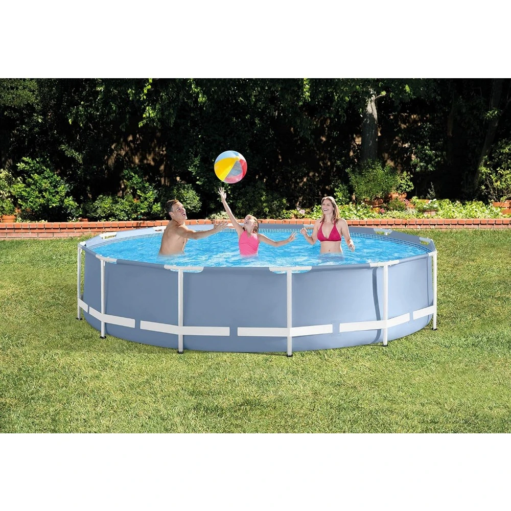 Imagem -04 - Conjunto de Piscina com Bomba de Filtro Prisma Frame Jardim ao ar Livre Hot Tubs Casa Suprimentos 12 Pés x 30