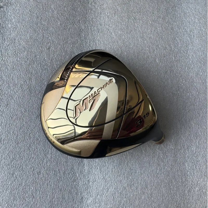 

ELORD MACHINE M7 maraging face golf fairway wood golf head #3 #5 deg gold colour