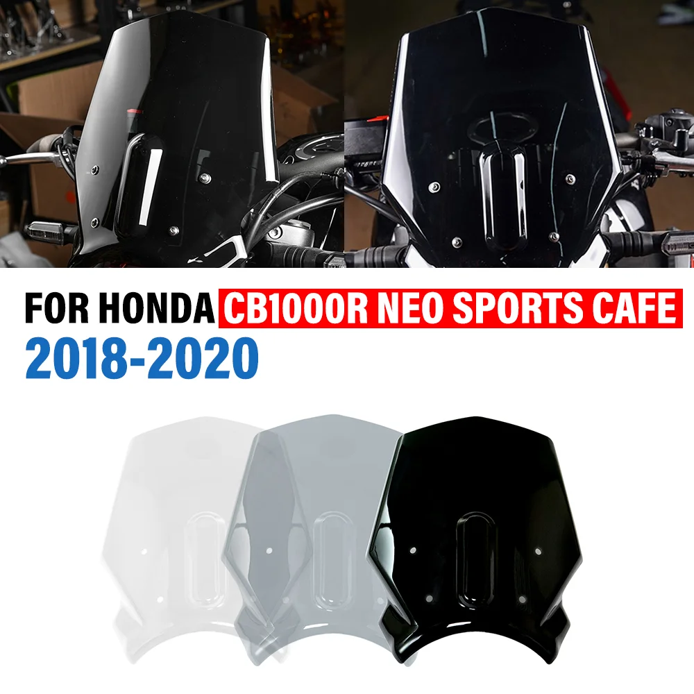 FÜR HONDA CB1000R CB1000 R 2018-2020 Motorrad-Frontscheiben-Spoiler Windschutzscheibe Windabweiser Luftstrom-Windschutz-Zubehör