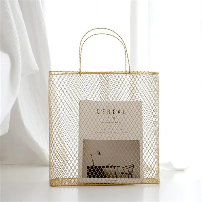Nordic Storage Storage Magazine Rack Shelf Ins Style Decorative Ornaments Hanging Rack v