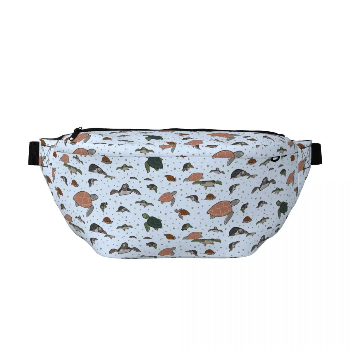 

Сумка-бананка через плечо с изображением морских черепах для мужчин и женщин, регулируемая поясная сумка для путешествий, бега, хранения денег и телефона, нагрудная сумка