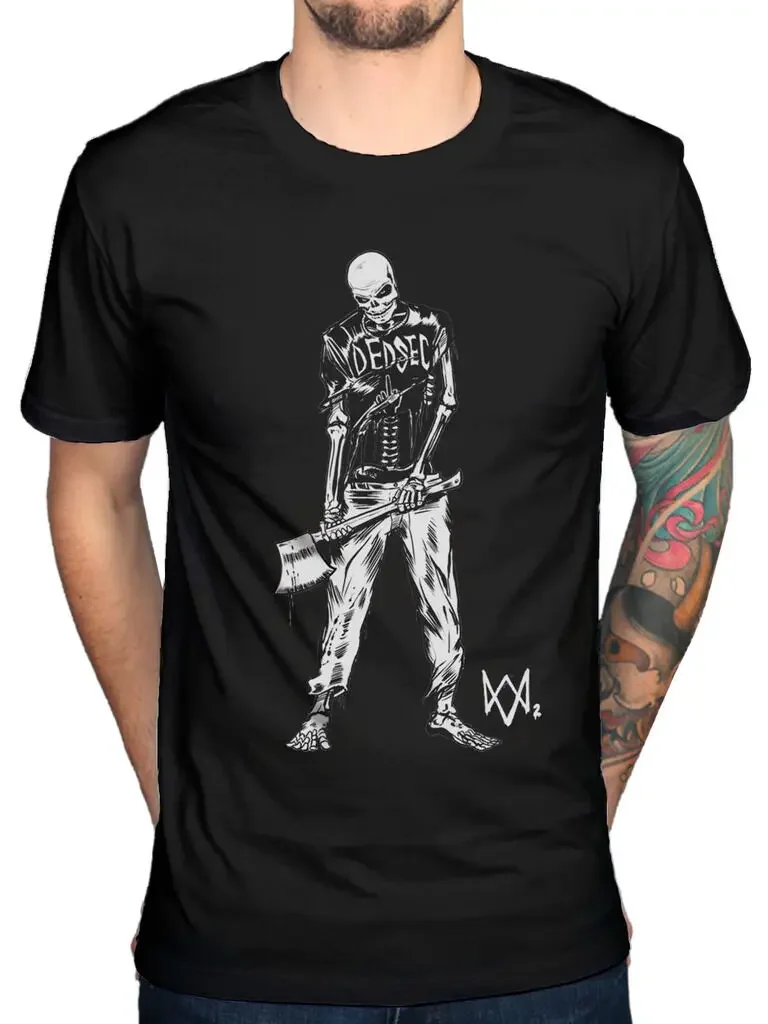 

Skeleton Graphic Gamer T-Shirt. Cotton O-Neck Short Sleeve Men's T Shirt New Size S-3XL