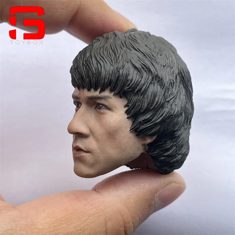 1/6 Scale Young Jackie Chan หัว Sculpt แกะสลักรุ่น 12 นิ้วชายทหาร Action Figure Body ตุ๊กตา