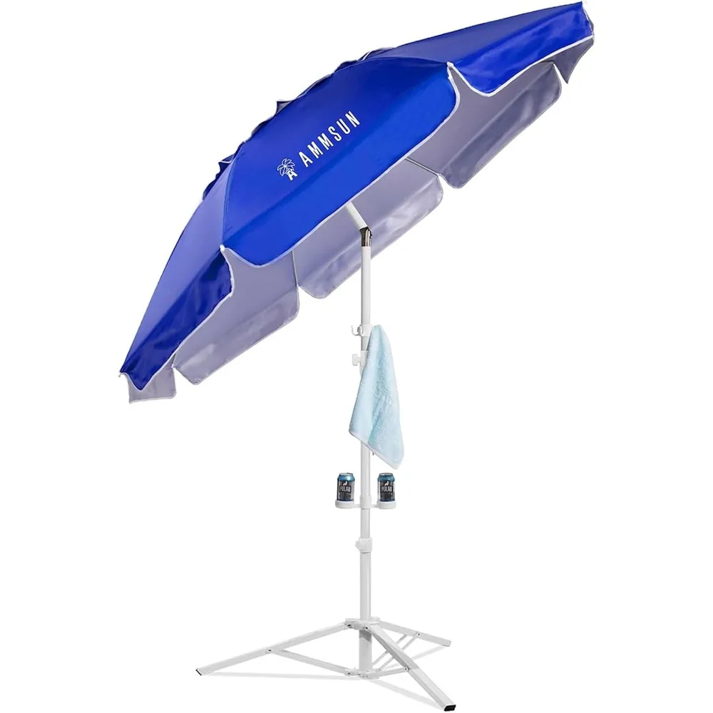 

Portable 6.5ft Lightweight Free Standing Canopy Umbrella with Stand for Outdoor Sports Activities