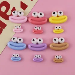 20Pcs Trumpet Cartoon Sausages Mouth Resin DIY Cream Glue  Shoes Hat Icebox Barrette Mobile Phone Case Scrapbook Flat Back Patch