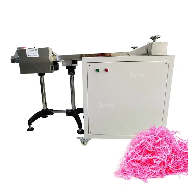 Heavy Crinkle Paper Shredding Machine Kraft Gift Box Filler Paper Cushion Packaging Making Equipment