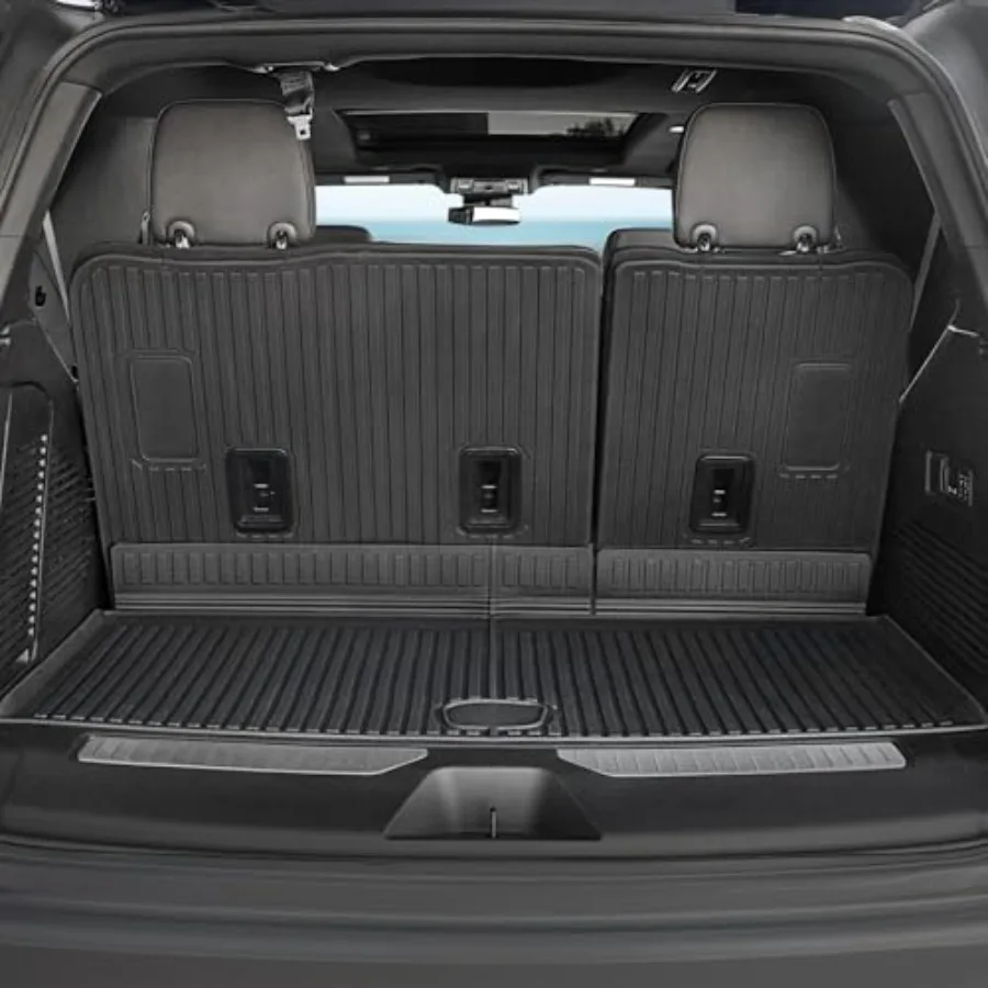 

Cargo Mat for 2021-2026 Chevrolet Chevy Tahoe/GMC Yukon Full Coverage All Weather Trunk Cargo Liner with 3rd Row Backrest Prote
