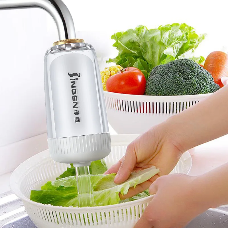 Washable Faucet Ceramic Filter Multi-layer Filtration Purifier Activated Carbon ABS High Efficiency Filter For Remove Impurities